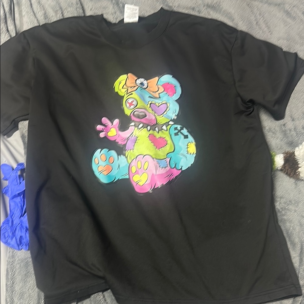 Colorful Bear Graphic Kids T-Shirt